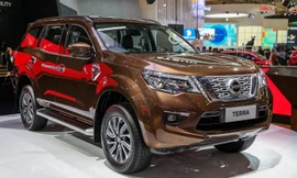 Hình ảnh thực tế Nissan Terra tại triển lãm GIIAS.