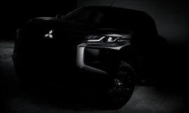 Hình ảnh teaser về mẫu bán tải Triton mới.