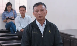 Bị cáo Đặng Văn Trình tại tòa