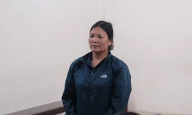 Bà Xuân tại toà phúc thẩm.