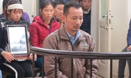 Anh Phạm Quốc Hưng tại tòa.