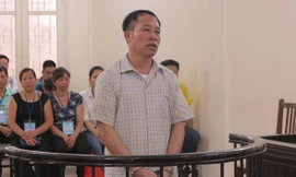 Đỗ Văn Phương tại tòa.