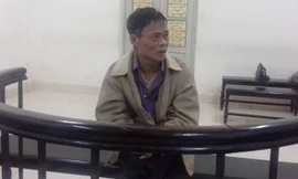 Phạm Lương Bình trước vành móng ngựa.