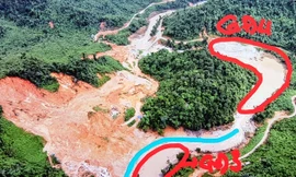 Vị trí của bước tìm kiếm đầu tiên trong giai đoạn 4 trên sông Rào Trăng đã được đề xuất, khoanh vùng.