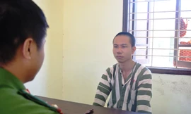 Đối tượng truy nã nguy hiểm Nguyễn Thành Công tại cơ quan công an