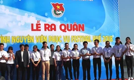 ĐVTN tình nguyện xuất quân phục vụ Festival Huế 2018