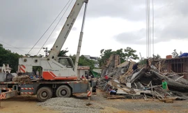 Số lượng nạn nhân vụ sập giàn giáo cây xăng ở Huế