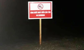 Vùng biển nơi Sinh dũng cảm lao ra cứu người là vị trí nguy hiểm, cấm tắm