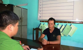 Kẻ trộm trâu Hồ Quý Tân tại cơ quan công an