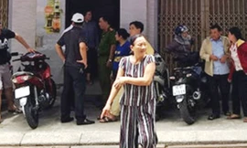 Lực lượng chức năng kiểm tra hiện trường vụ việc