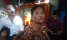 Các nạn nhân vụ việc vẫn chưa hết hoảng loạn (ảnh Quang Thành)