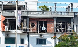 Chủ đầu tư vẫn cho thi công công trình không phép, thách thức cơ quan chức năng vào chiều 16/9.