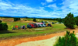 Lễ khởi công quần thể sân golf Thiên An do Công ty CP Thiên An làm chủ đầu tư diễn ra vào sáng 30/5 . (ảnh: Vương Văn)