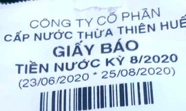 ‘Choáng váng’ giấy báo tiền nước hơn 42 triệu đồng của 1 hộ gia đình
