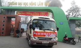 Gần 500 sinh viên được đưa đón miễn phí về tận quê xa đón Tết