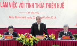 Thủ tướng Nguyễn Xuân Phúc cho rằng, Huế có tiềm lực ít có nơi nào sánh được, là một thành phố di sản với quần thể di tích lịch sử nổi tiếng, thắng cảnh kỳ vĩ ít nơi nào sánh kịp. (Ảnh: Ngọc Văn)