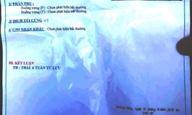 Kết quả chẩn đoán của Trung tâm Y tế thị xã Hương Thủy khiến thai phụ Huỳnh Thị N. và người nhà vô cùng hoang mang