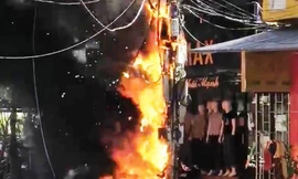 Hiện trường vụ cháy