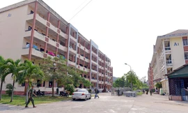 Ký túc xá Trường Bia (phường An Cựu, TP Huế) - nơi xảy ra vụ tuồn rượu "tiếp tế" cho người cách ly tập trung phòng chống COVID-19 tại đây.