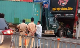 Hiện trường vụ việc.