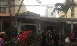 Hiện trường vụ cháy.