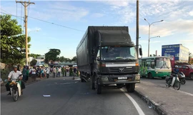 Hiện trường tai nạn.