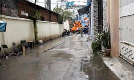 Hiện trường vụ việc.