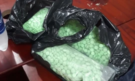 Lượng lớn thuốc lắc bị thu giữ.