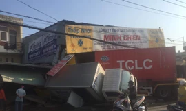 Hiện trường tai nạn.