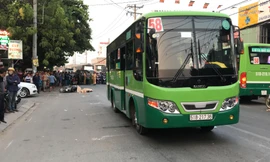 Hiện trường vụ tai nạn.