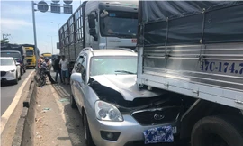 Hiện trường tai nạn.