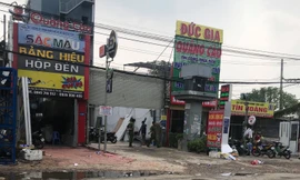 Hiện trường vụ việc.