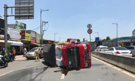 Hiện trường tai nạn.