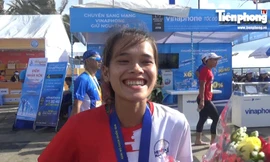 Cảm xúc nhà vô địch Tiền Phong Marathon 2019