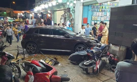 Hiện trường vụ tai nạn.