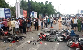 Hiện trường tai nạn