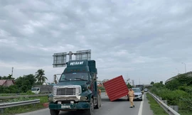 Hiện trường tai nạn.