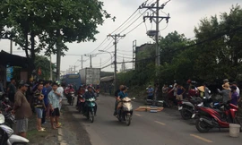 Hiện trường tai nạn.