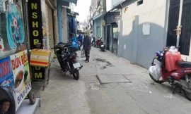 Hiện trường vụ việc.