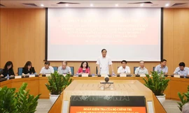 Phó Trưởng ban Thường trực Ban Tổ chức Trung ương Nguyễn Thanh Bình phát biểu chỉ đạo. Ảnh: Lâm Khánh/TTXVN