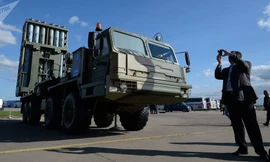Hệ thống tên lửa phòng không tầm trung S-350 Vityaz. Ảnh: Sputnik