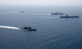 Cụm tàu chiến đấu Hải quân Mỹ tiến vào biển Ả rập