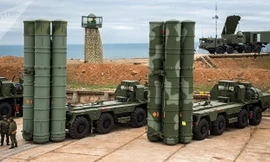Hệ thống phòng không S-400. Ảnh: Sputnik