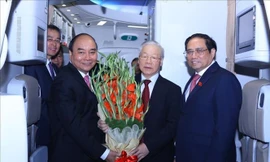 Tổng Bí thư Nguyễn Phú Trọng kết thúc tốt đẹp chuyến thăm chính thức Trung Quốc