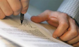 Các bị cáo tại phiên tòa 