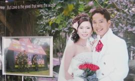 Vợ chồng Nguyễn Xuân Tuyền - Nguyễn Thị Tươi trong ngày cưới