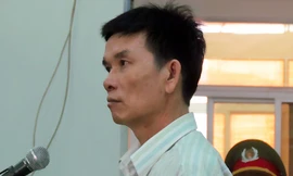 Bị cáo Nguyễn Viết Trương tại phiên tòa