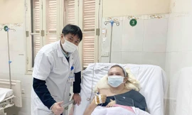 Nạn nhân đã hồi phục kỳ diệu. Ảnh: Bệnh viện cung cấp