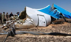 Xác chiếc máy bay Metrojet ở Sinai