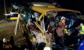 Hiện trường vụ tai nạn kinh hoàng